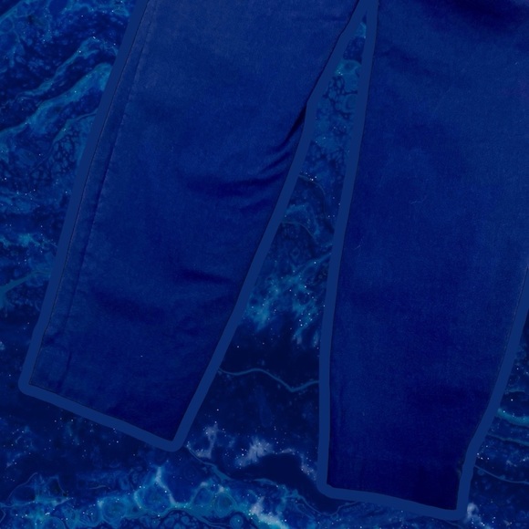 MICHAEL Michael Kors Navy Blue ‘Miranda Mid-Rise Slim Leg Ankle Length Pants’ 4 - Picture 13 of 13